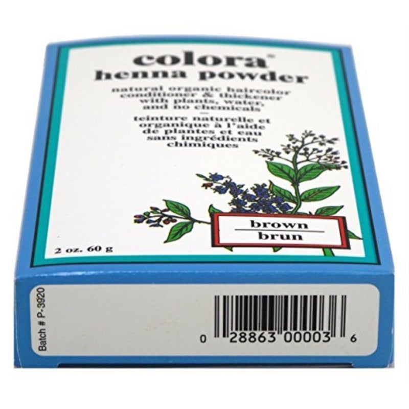 Colora Henna Powder Hair Color Brown 2oz (3 Pack) - Image 2